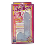 Crystal Jellies 6 Inch Ballsy Cock in Clear
