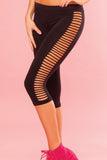 Pure Performance Side Slash Crop Pant in S/M