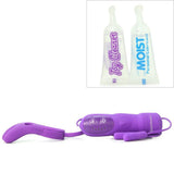 Twin Teazer Vibrating Rabbit Cock Ring in Purple