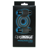 Optimale Vibrating Silicone Double C-Ring in Slate