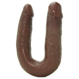 King Cock Medium Double Trouble Dildo in Brown