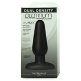 Platinum Silicone The Tru Plug Taper in Black