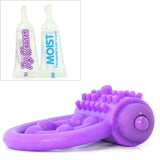 Vibrating Prolong Performance Cock Ring in Purple