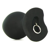 Velvet Plush Silicone Expander Plug in Black