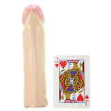 8 Inch Classic Vac-U-Lock Dildo in White