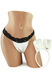 Party Time Bunny Ears & Cottontail with Black Trim in OS