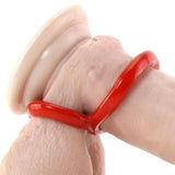 Crazy 8 Enhancer Ring in Red
