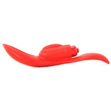 Spork Multi-Use Vibrating Silicone Pleasure Tool in Red