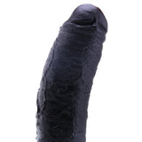 Basix 10 Inch Fat Boy Dildo in Black