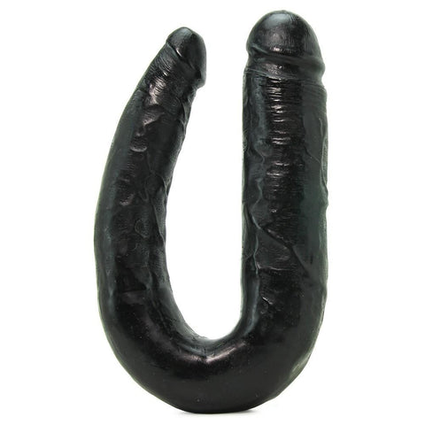 King Cock Large Double Trouble Dildo in Black