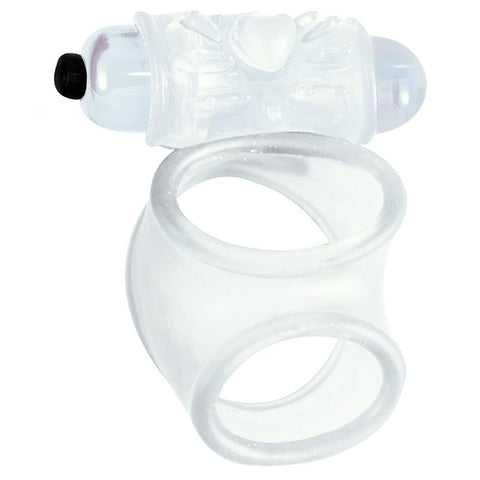 The MachO Vibrating Cock Sling in Clear