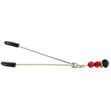 Ruby Black Nipple Clips