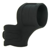 Mr. Big Cock Silicone Cock Ring & Ball Stretcher in Black
