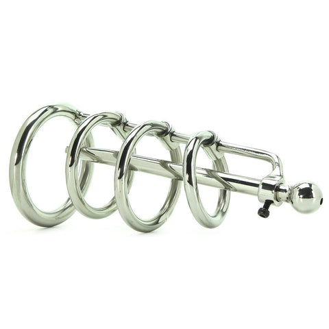 Gates of Hell Cock Cage with Urethral Sound