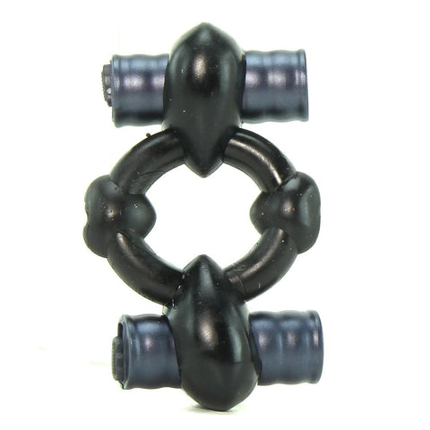 All Nighter Dual Wireless Cock Ring in Black