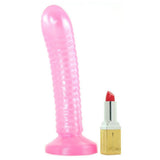 Purr Vibrating Dildo in Pink Pearl