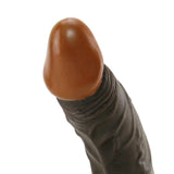 Real Skin Whoppers 6.5 Inch Dildo in Brown
