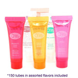Assorted Flavored Lubricant Mini Bottle Display