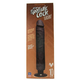 The Realistic Vibrating 10 Inch UR3 Cock in Black