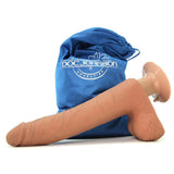 The Realistic Slim Vibrating 9 Inch UR3 Cock in Brown