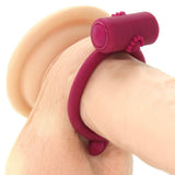 Tork Vibrating Ring in Ballsy Burgundy