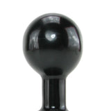 Round Butt Plug Medium in Black