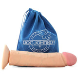 The Realistic 8 Inch UR3 Vac-U-Lock Cock in White