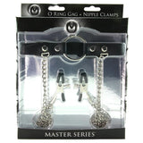 Seize O-Ring Gag & Nipple Clamps
