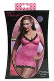 Pink Sweet Pie Chemise & Thong in OSXL