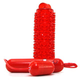 10 Function Adonis Vibrating Stroker in Red