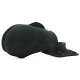 Rock Hard Ball Banger Silicone Ring in Black