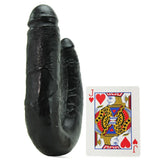 King Cock Large Double Trouble Dildo in Black
