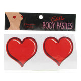 Edible Body Pasties in Cinnamon Heart
