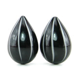 Crystal Premium Glass Eggs in Black