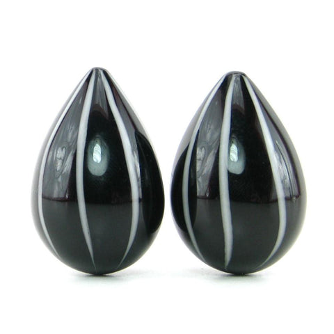 Crystal Premium Glass Eggs in Black