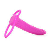 Silicone Love Rider Dual Penetrator in Pink