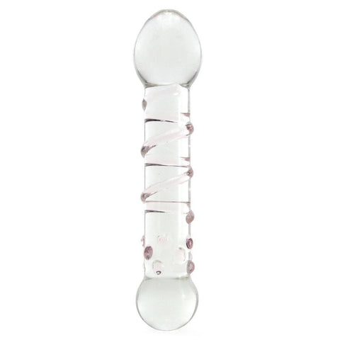 Spiral Staircase Full Tip Glass Dildo