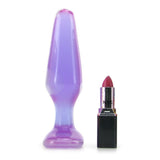 Crystal Jellies Medium Butt Plug in Purple