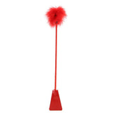 Fetish Fantasy Feather Crop in Red