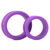 Max-Width Silicone Cock Rings in Purple