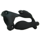 Ultimate Ass-Gasm Silicone Cock Ring in Black