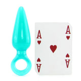 Jolie Pleasures Mini Jelly Butt Plug in Aqua