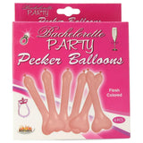Pecker Balloons 6 Pack in Flesh