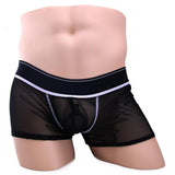 Apollo Black Mesh Boxer with C-Ring in M/L