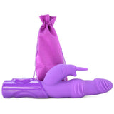 Audrey Silicone Pearl Rabbit Vibe in Neon Purple
