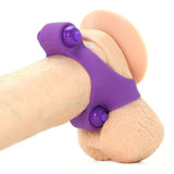 Squeeze Play Silicone Couples Cock Ring in Purple