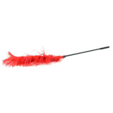 Ostrich Feather Body Tickler in Red