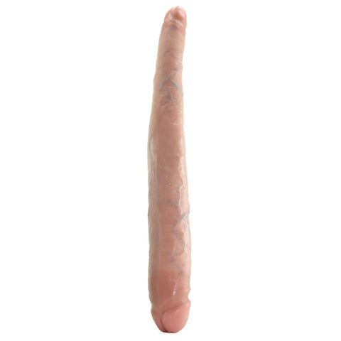 King Cock 16" Tapered Double Dildo in Flesh