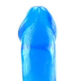 Basix 6.5 Inch Suction Base Dildo in Blue