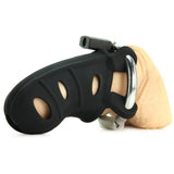 Hardcore Silicone Cock Blocker in Black